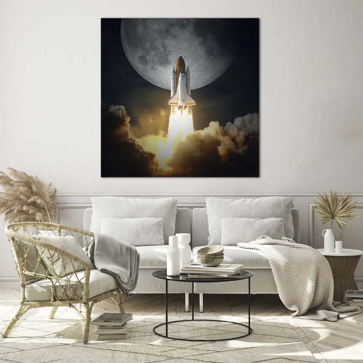 Obraz na skle - Začátek nadpřirozeného dobrodružství - 70x70 cm