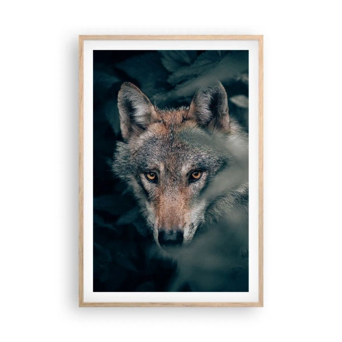 Plakát v rámu světlý dub - Predátor - 61x91 cm