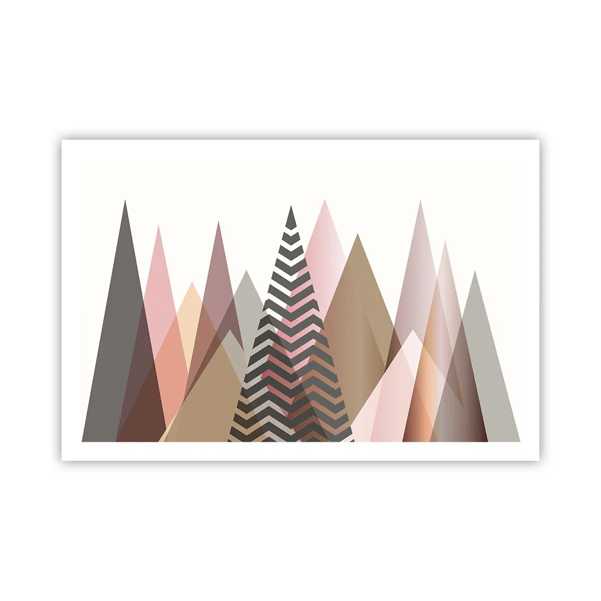 Plakát - Pyramidální pohled - 91x61 cm