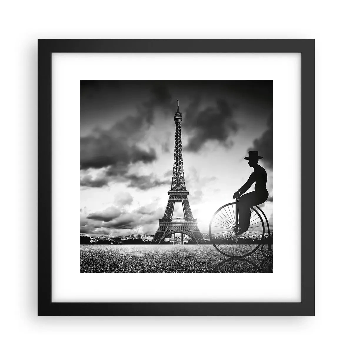 Plakát v černém rámu - Touha po Belle Epoque - 30x30 cm