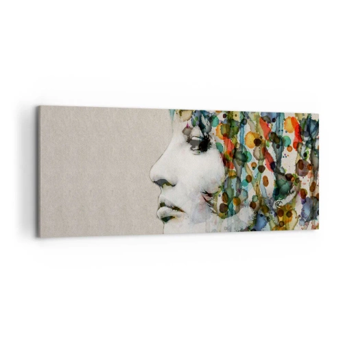 Obraz na plátně - Vynořila se z šedi - 120x50 cm