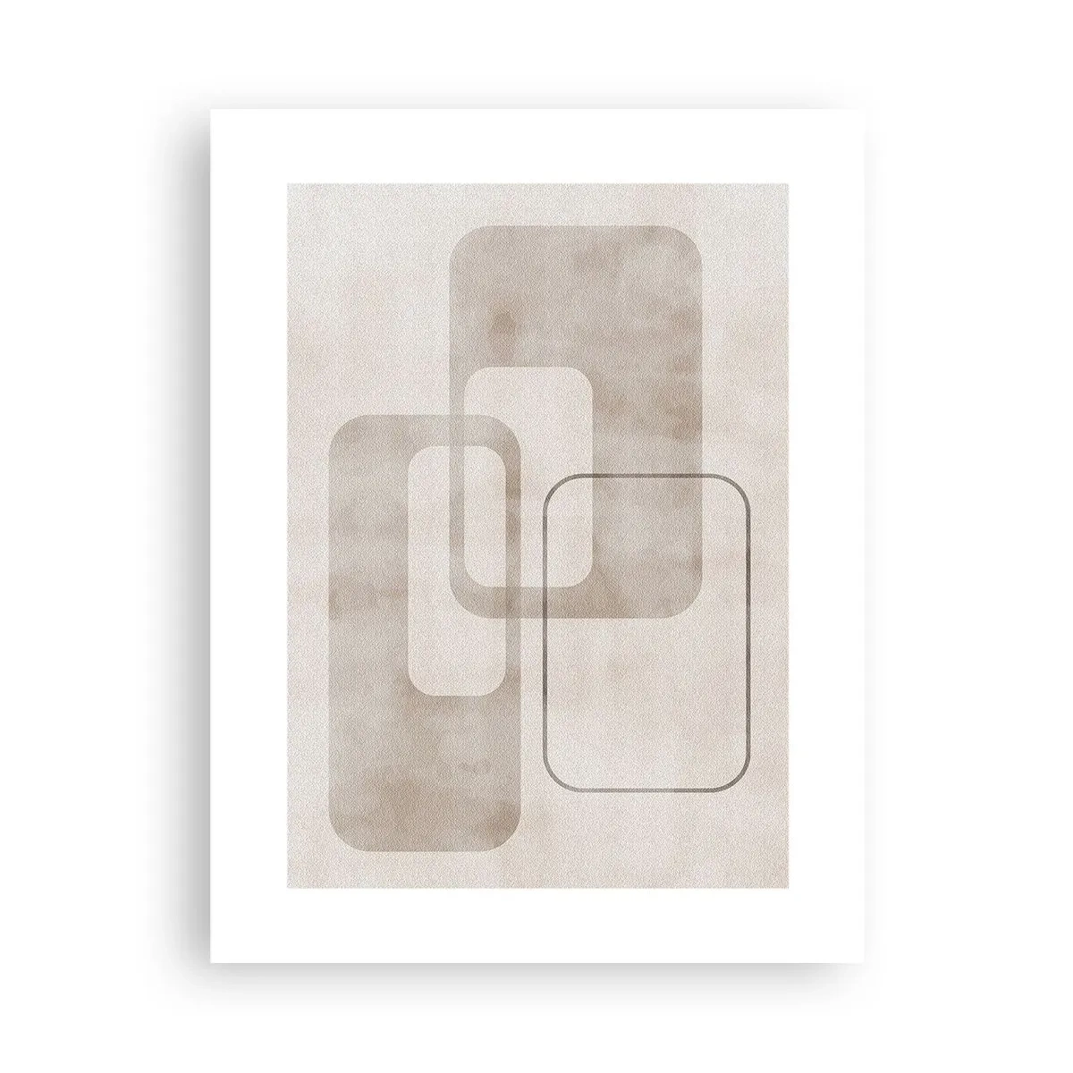 Plakát - Geometrická fuga - 30x40 cm