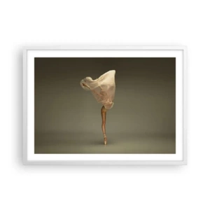 Plakát v bílém rámu - Hned poletí - 70x50 cm