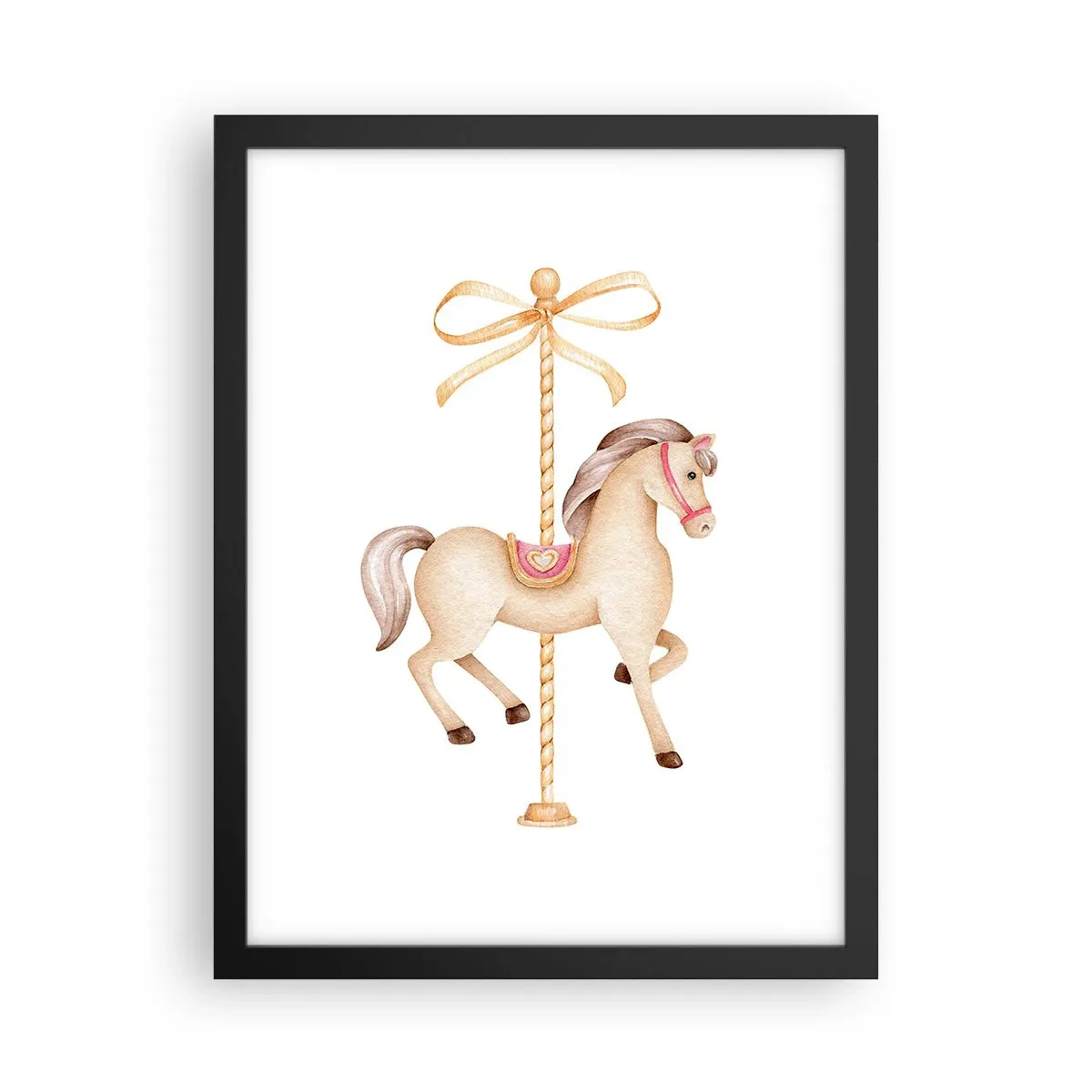 Plakát v černém rámu - Elegantním klusem - 30x40 cm