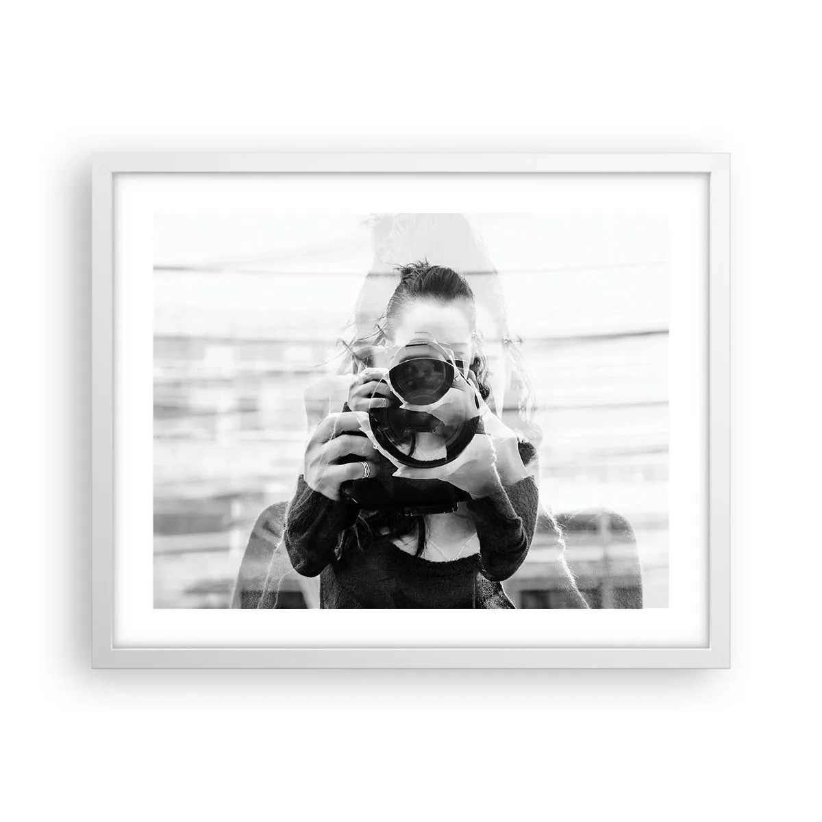 Plakát v bílém rámu - Tvůrce a materiál - 50x40 cm