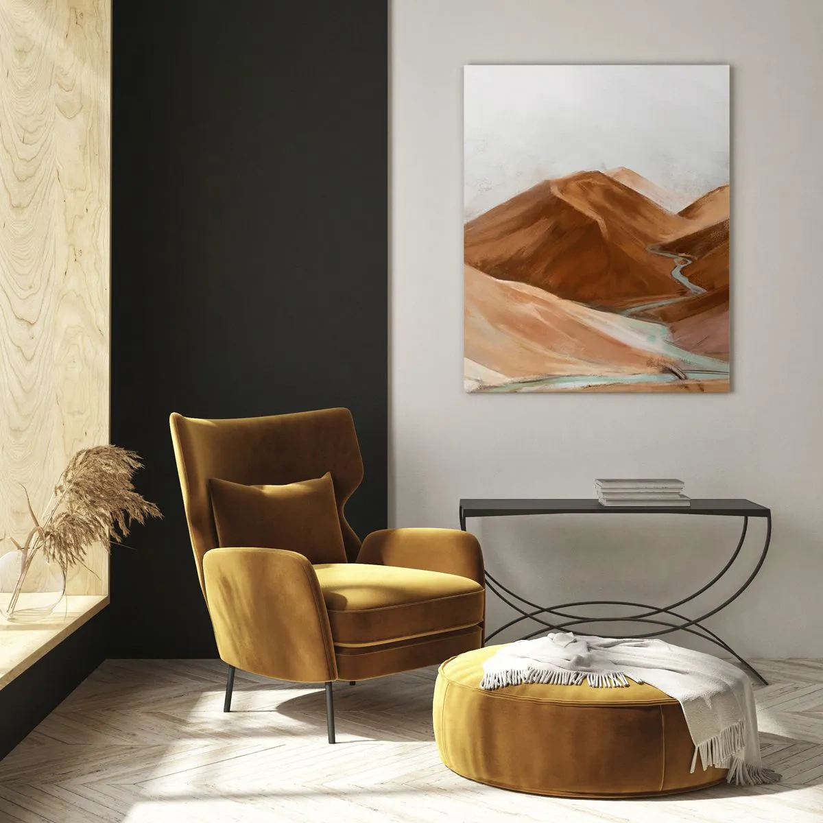 Obraz na skle - K prameni - 50x70 cm