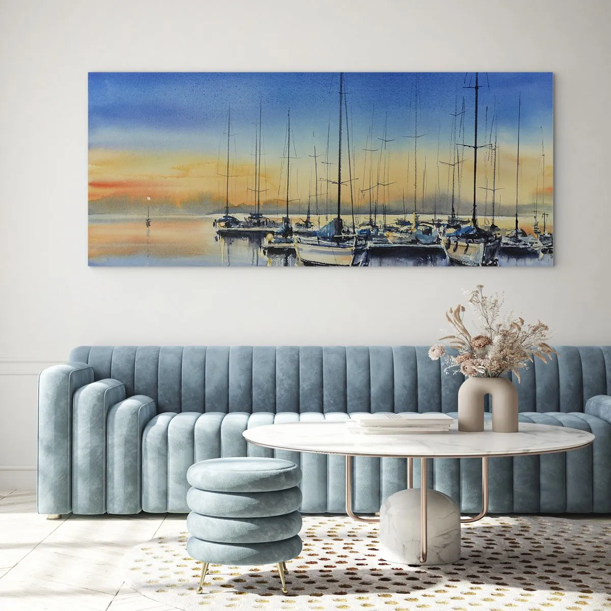 Obraz na skle - Konec dobrého dne - 100x40 cm