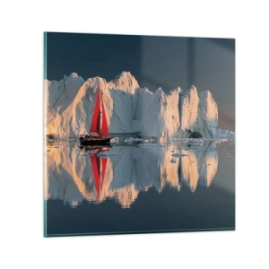 Obraz na skle - Na okraji světa - 60x60 cm