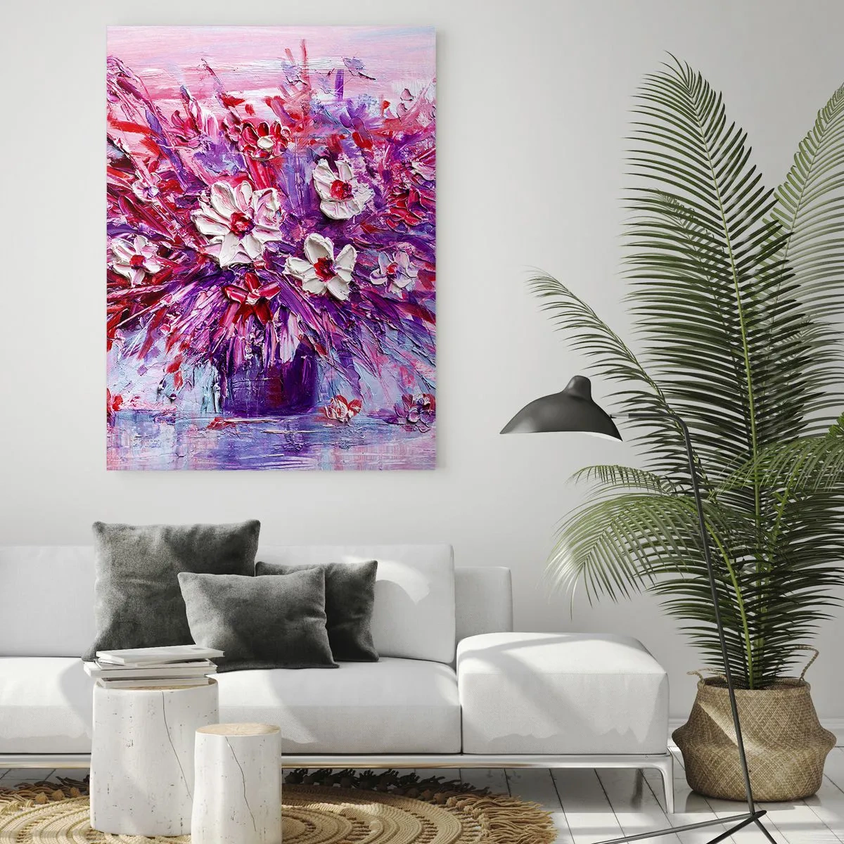 Obraz na skle - Nevinnost a vášeň  - 50x70 cm