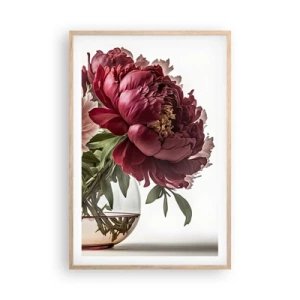 Plakát v rámu světlý dub - V plném rozkvětu krásy - 61x91 cm