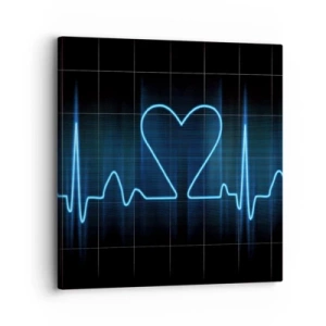 Obraz na plátně - V rytmu srdce - 30x30 cm