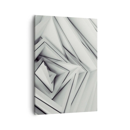 Obraz na plátně - Symfonie ostrých úhlů - 50x70 cm