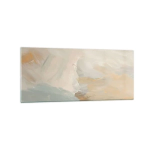 Obraz na skle - Abstrakce – krajina něhy - 120x50 cm