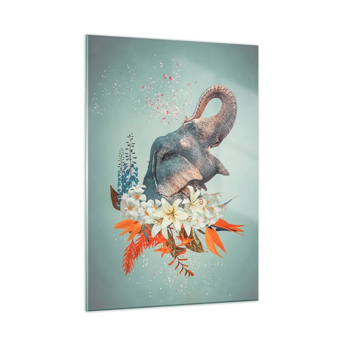 Obraz na skle - Řev radosti - 50x70 cm