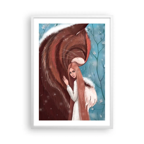 Plakát v bílém rámu - Vítej v pohádce - 50x70 cm