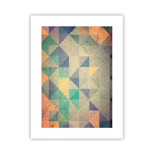 Plakát - Republika trojúhelníků - 30x40 cm