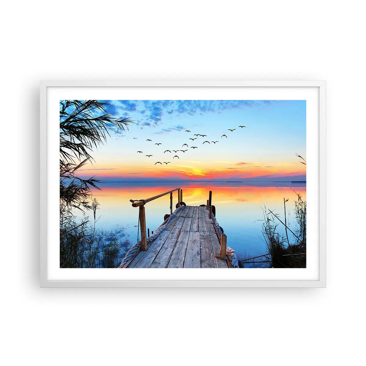Plakát v bílém rámu - Je čas vrátit se… - 70x50 cm