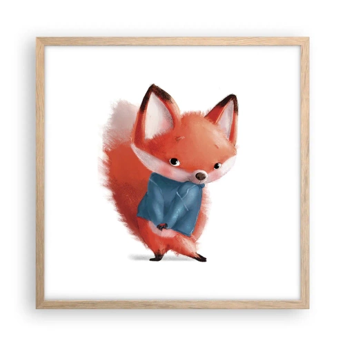 Plakát v rámu světlý dub - Sluší mi to? - 50x50 cm