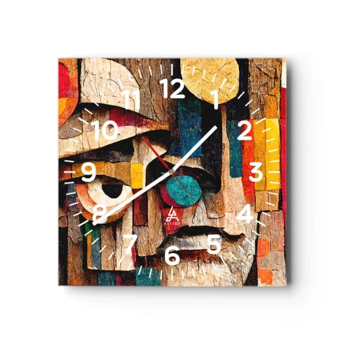 Nástěnné hodiny - Vidím tě… - 40x40 cm