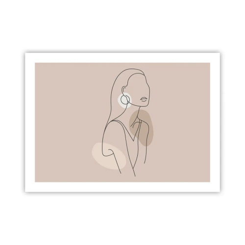 Plakát - Dívčí ikona - 70x50 cm