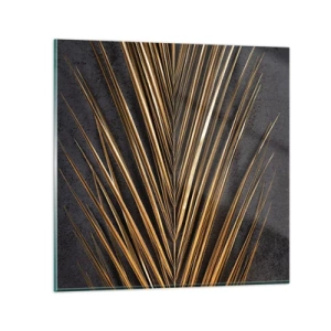 Obraz na skle - Zlato tropů - 60x60 cm
