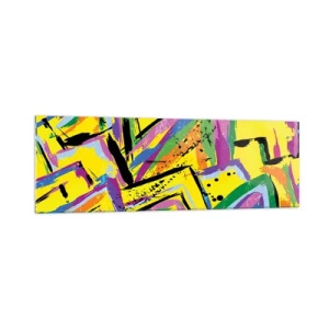 Obraz na skle - Až křičí radostí - 160x50 cm