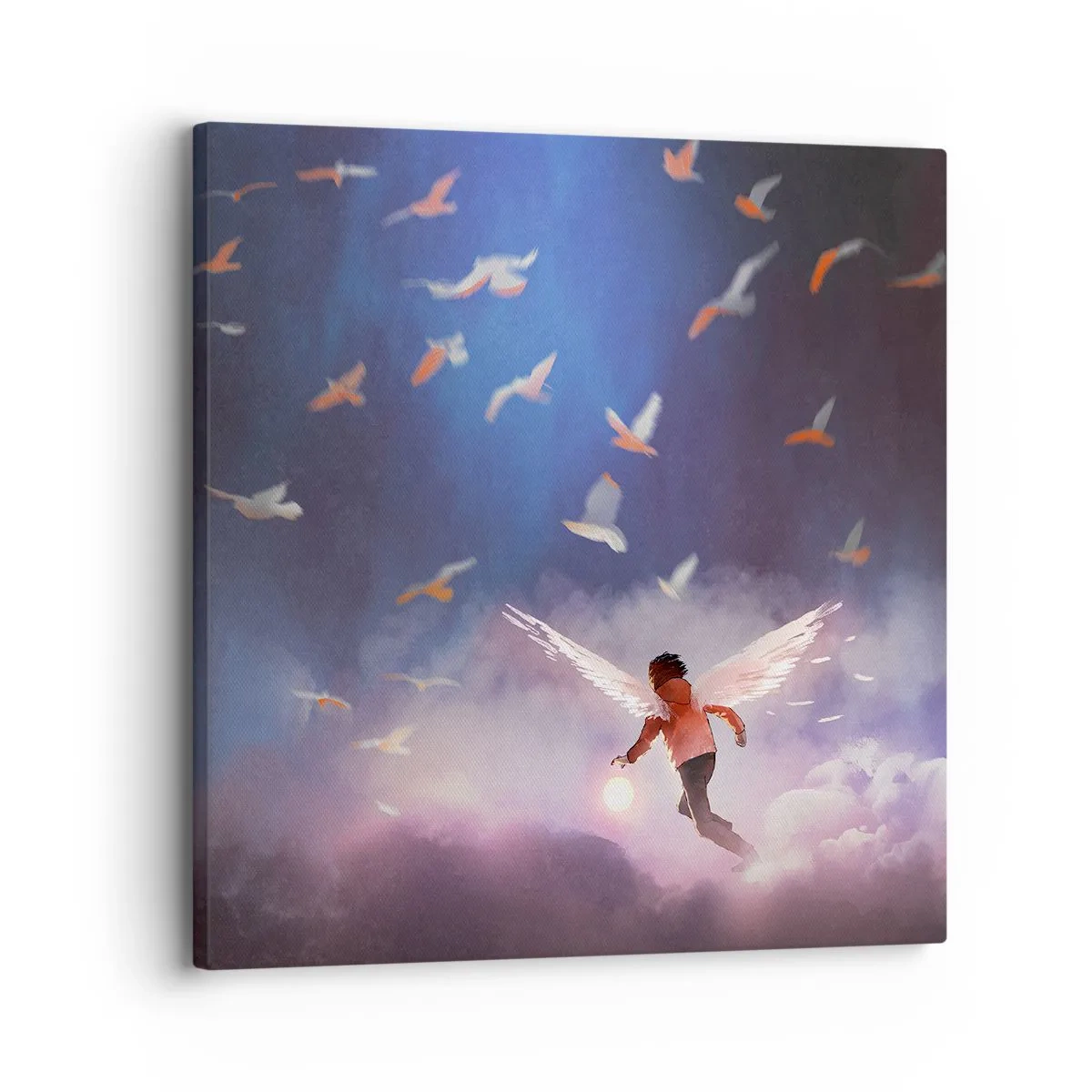 Obraz na plátně - Je třeba mít odvahu a představivost - 30x30 cm