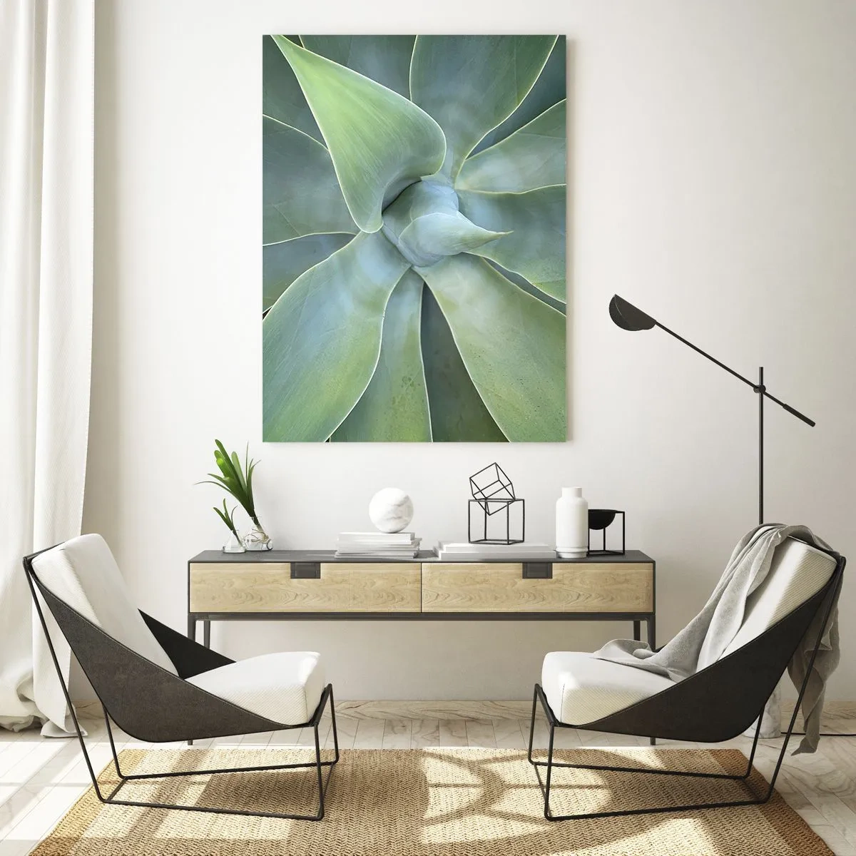 Obraz na skle - Zrození zeleně - 50x70 cm
