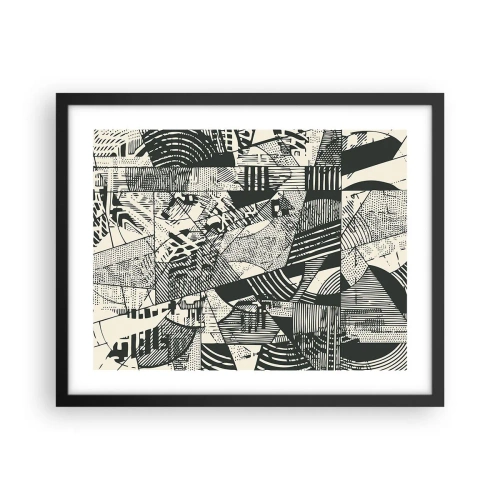 Plakát v černém rámu - Dynamika současnosti - 50x40 cm