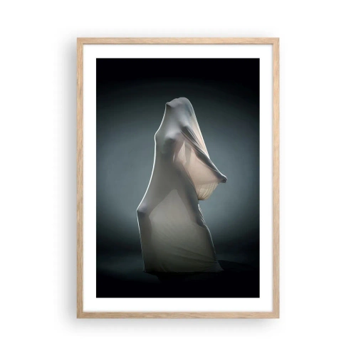 Plakát v rámu světlý dub - Skryté touhy - 50x70 cm