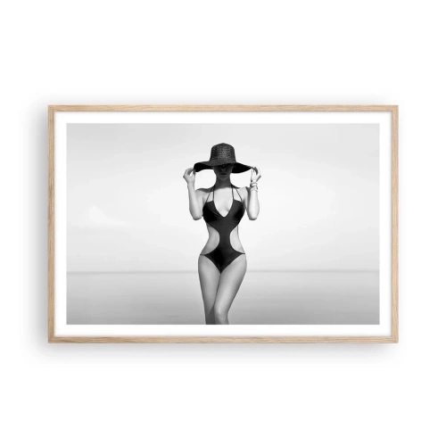 Plakát v rámu světlý dub - Jmenuji se: Elegance - 91x61 cm
