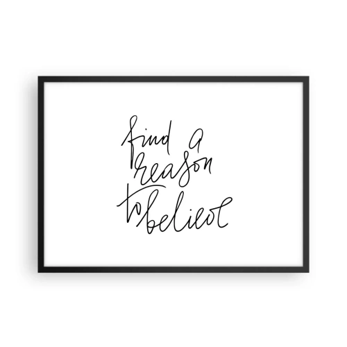 Plakát v černém rámu - Je to možné - 70x50 cm