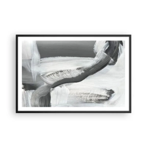 Plakát v černém rámu - Pevným pohybem - 91x61 cm