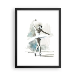 Plakát v černém rámu - Zakletá do labutě - 30x40 cm