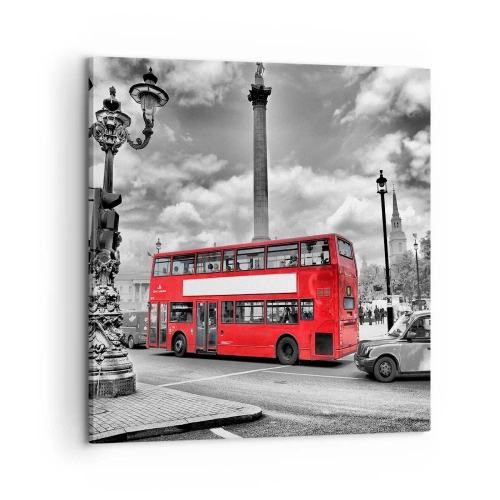 Obraz na plátně - Skutečné krevní řečiště města - 60x60 cm