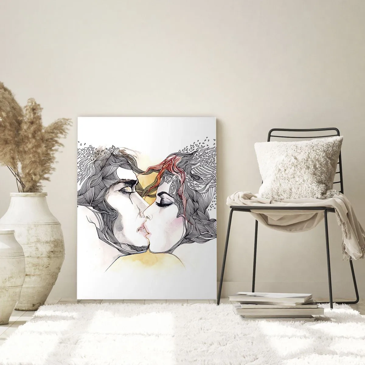 Obraz na skle - Svět neexistuje - 50x70 cm