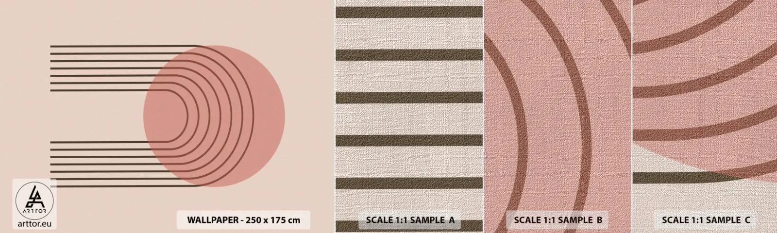 Vzor Fototapety Premium Canvas - Neodolatelná přitažlivost - Abstrakce, Kus, Moderní umění. - 100x30 cm