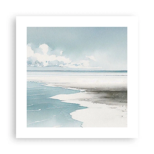 Plakát - Jemný příliv - 40x40 cm