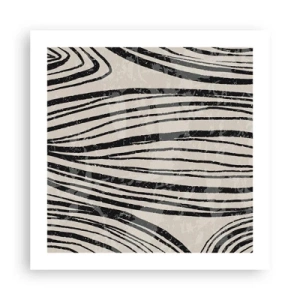 Plakát - Močál s liniemi - 50x50 cm