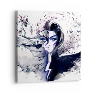 Obraz na plátně - Démonická a krásná - 30x30 cm