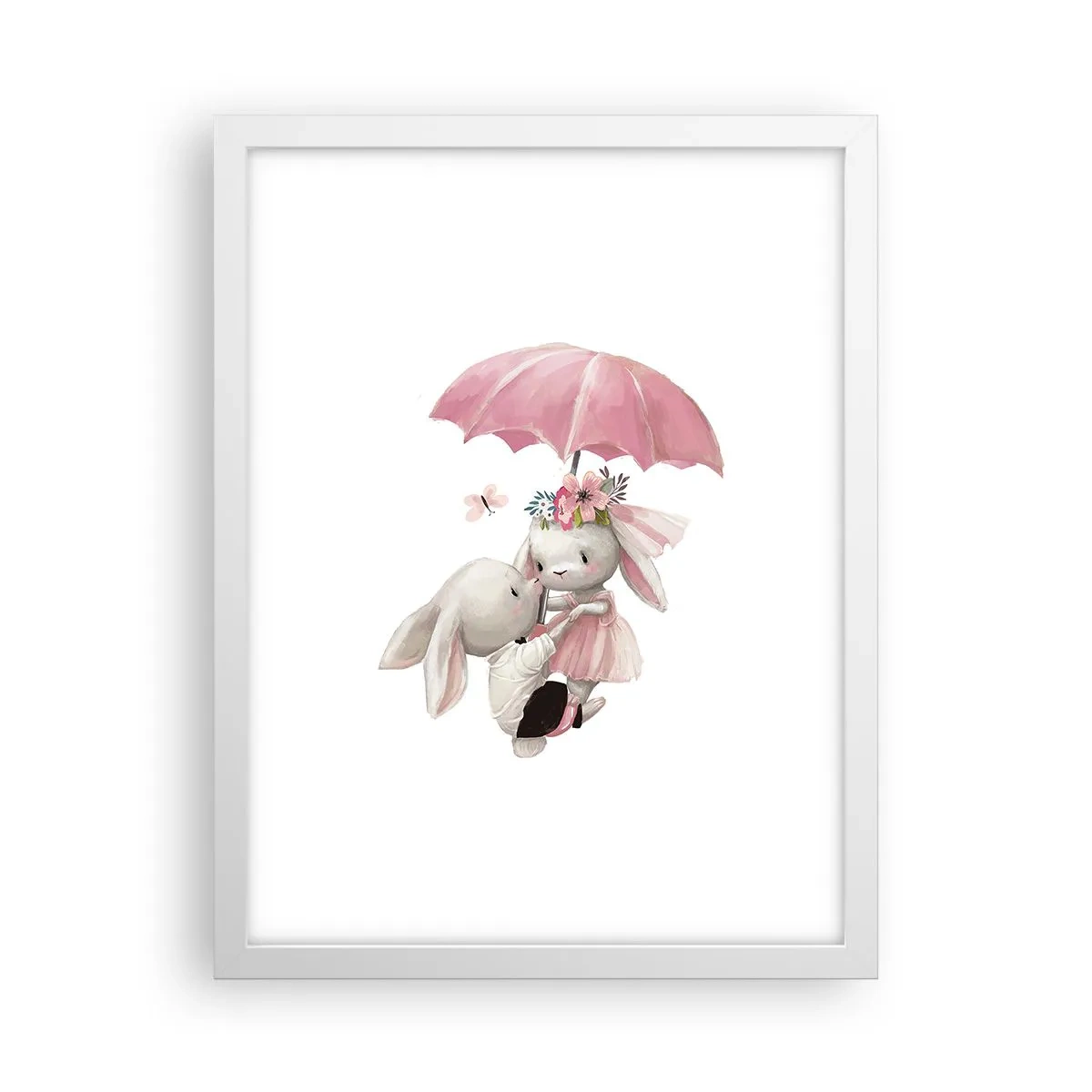 Plakát v bílém rámu - To je láska - 30x40 cm