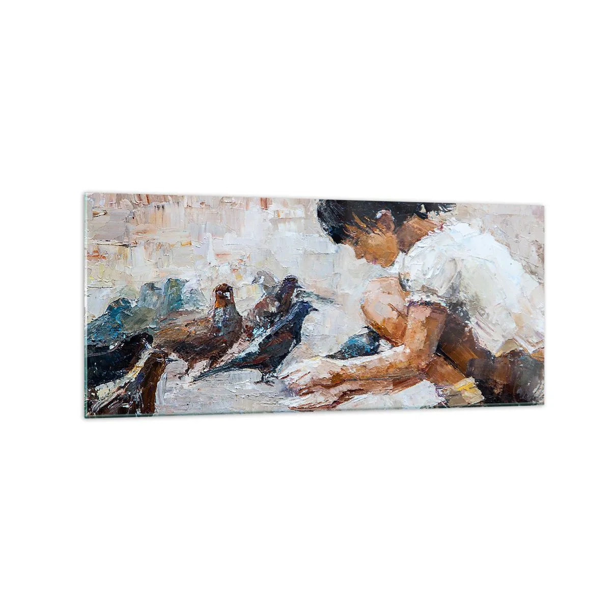 Obraz na skle - Maličcí a nejmilejší - 120x50 cm