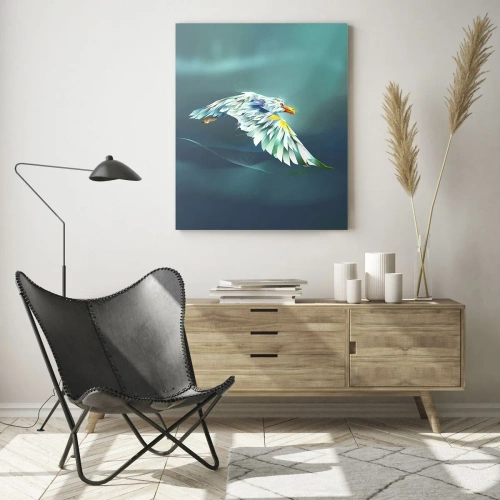 Obraz na skle - Orlí síla tvých letů - 50x70 cm