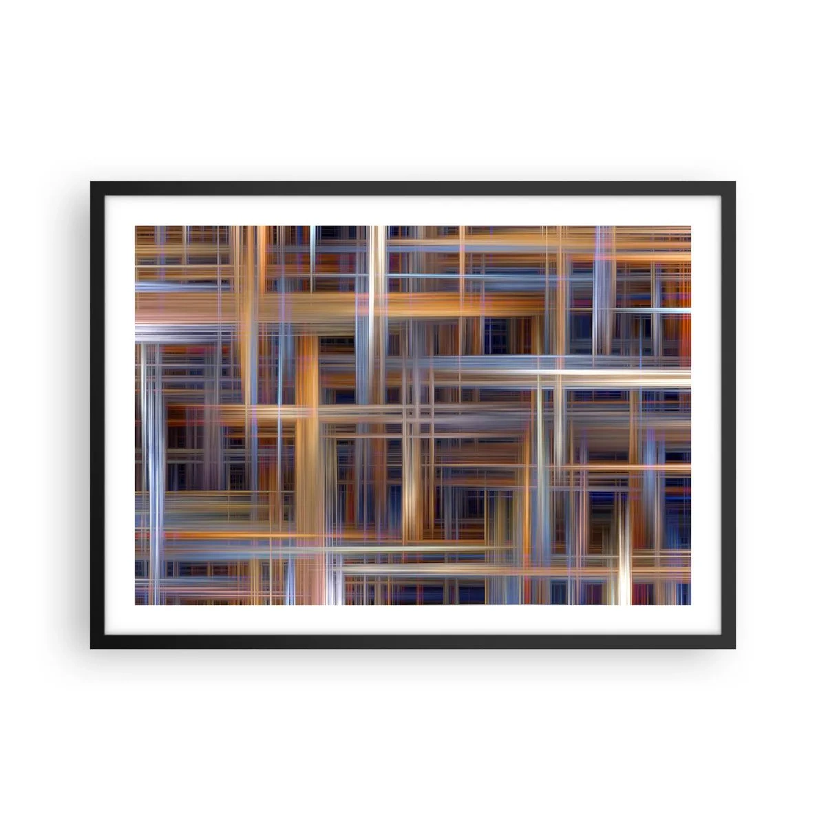Plakát v černém rámu - Utkané ze světla - 70x50 cm