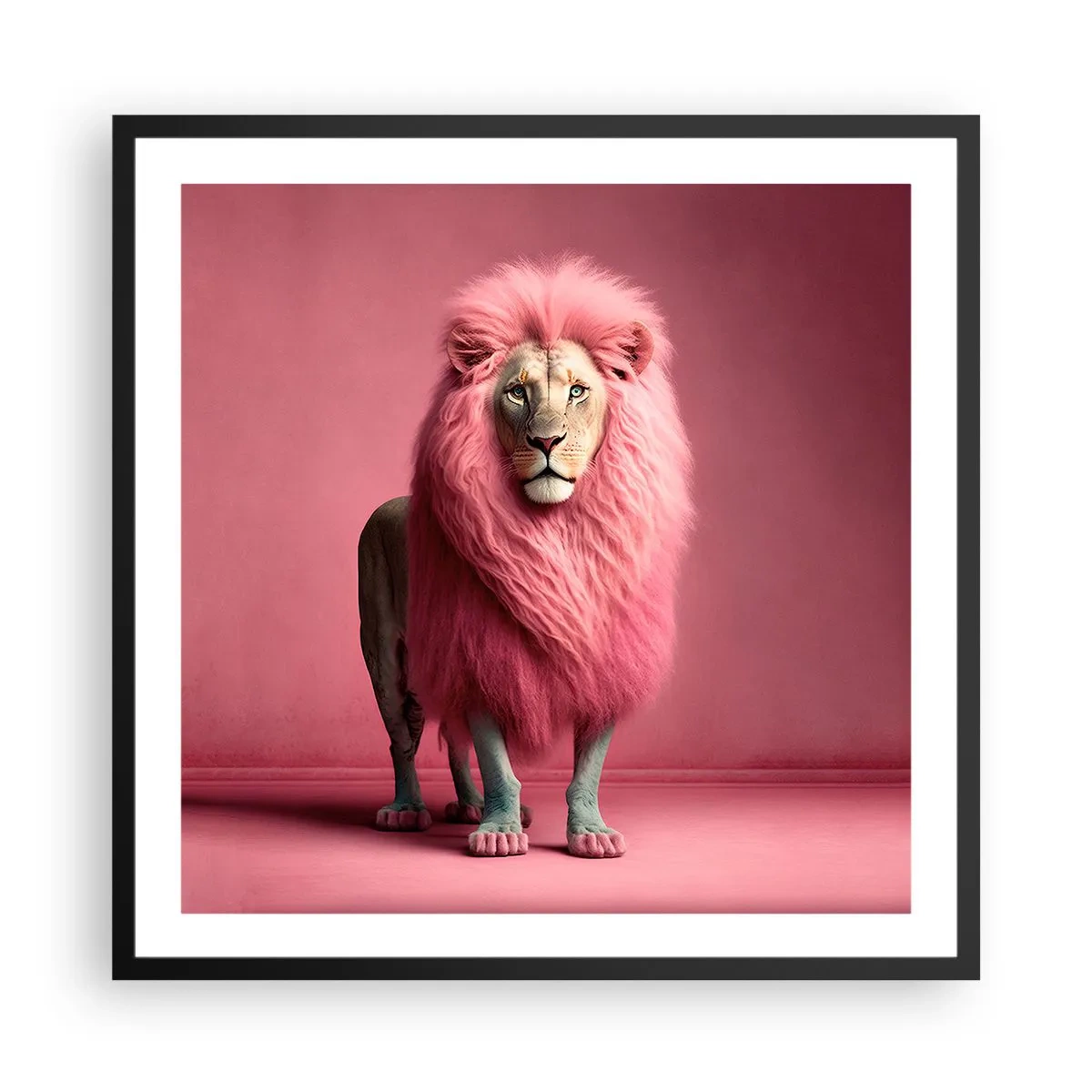 Plakát v černém rámu - A už se nebojíš - 60x60 cm