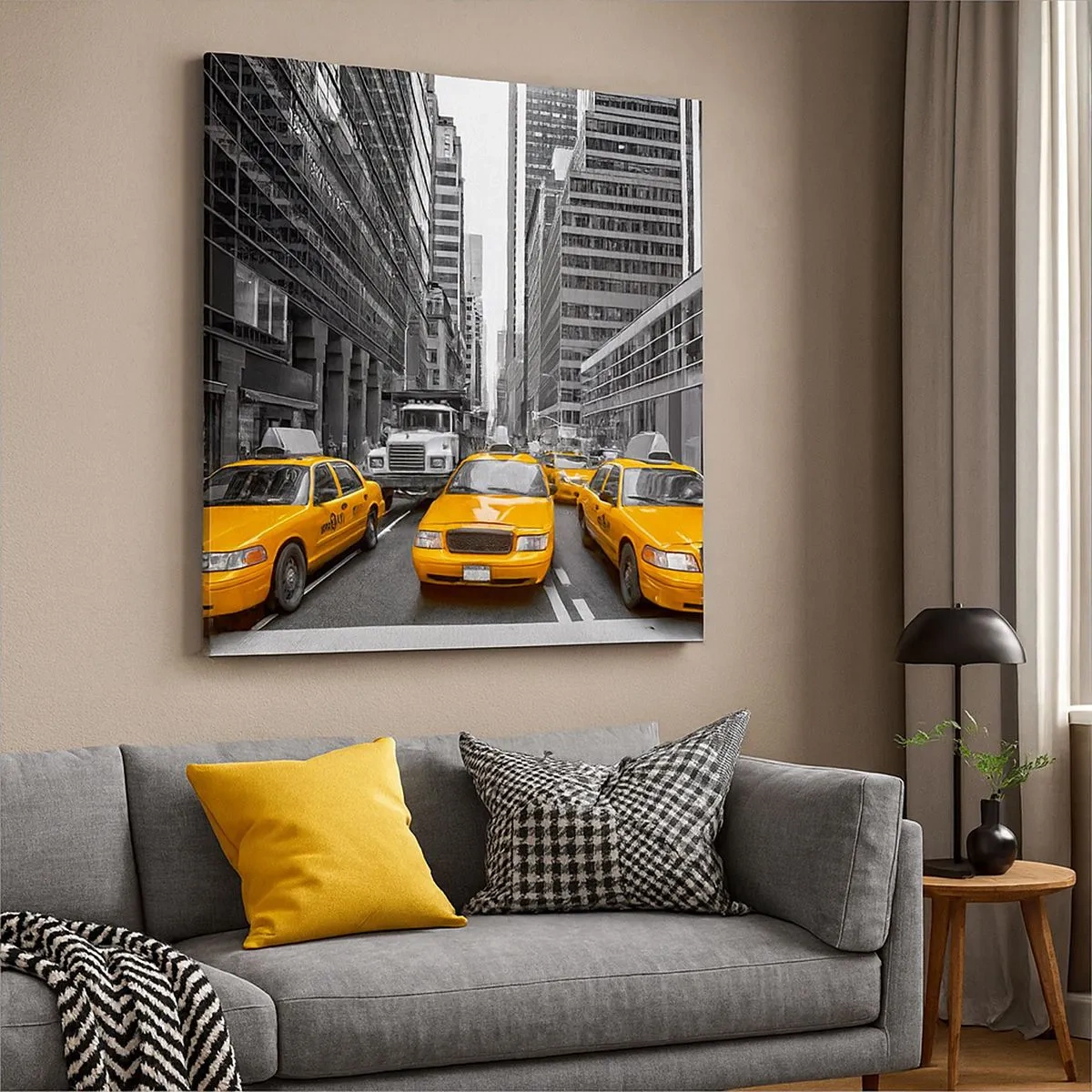 Obraz na plátně - To my barvíme město - 30x30 cm