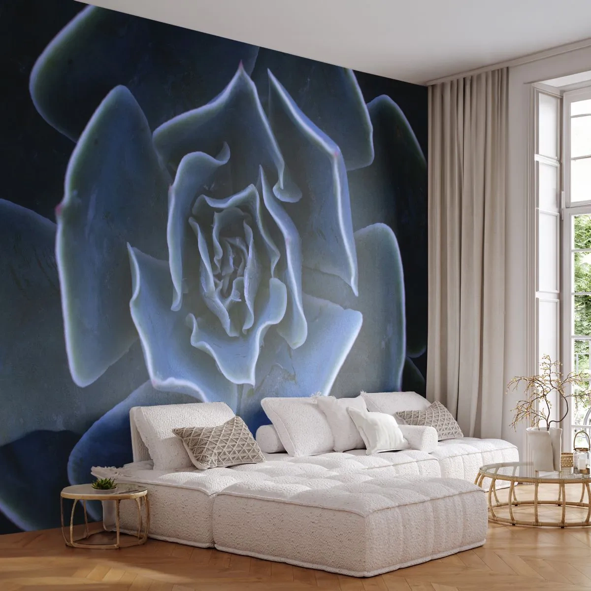Fototapeta Samolepicí Deluxe Sticker - Pouštní květ - Květ agáve, Květ, Příroda - 250x175 cm