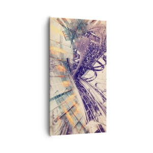 Obraz na plátně - Ve velkém spěchu - 65x120 cm