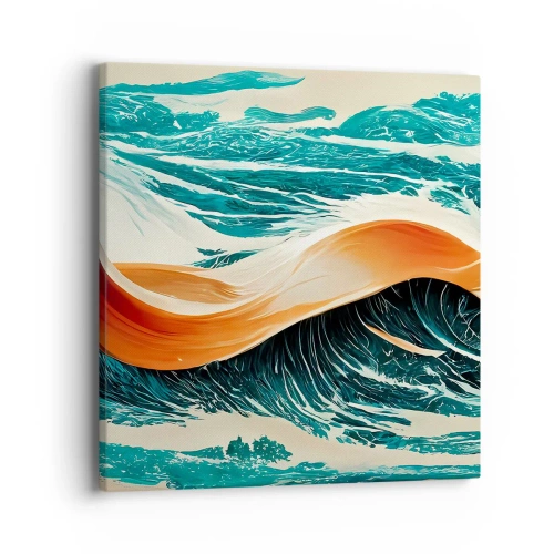 Obraz na plátně - Surfařův sen - 40x40 cm