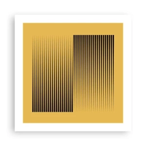 Plakát - Čtverec protikladů - 50x50 cm